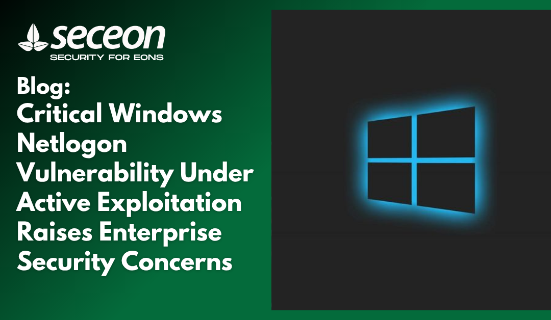 Critical Windows Netlogon Vulnerability Under Active Exploitation Raises Enterprise Security Concerns