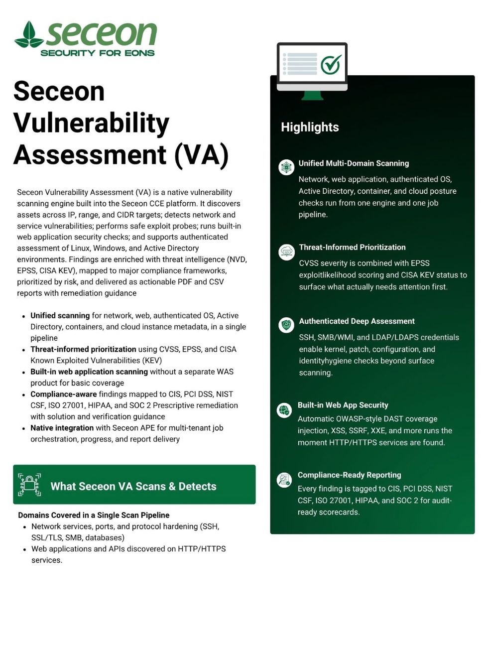 Seceon aiSIEM Datasheet