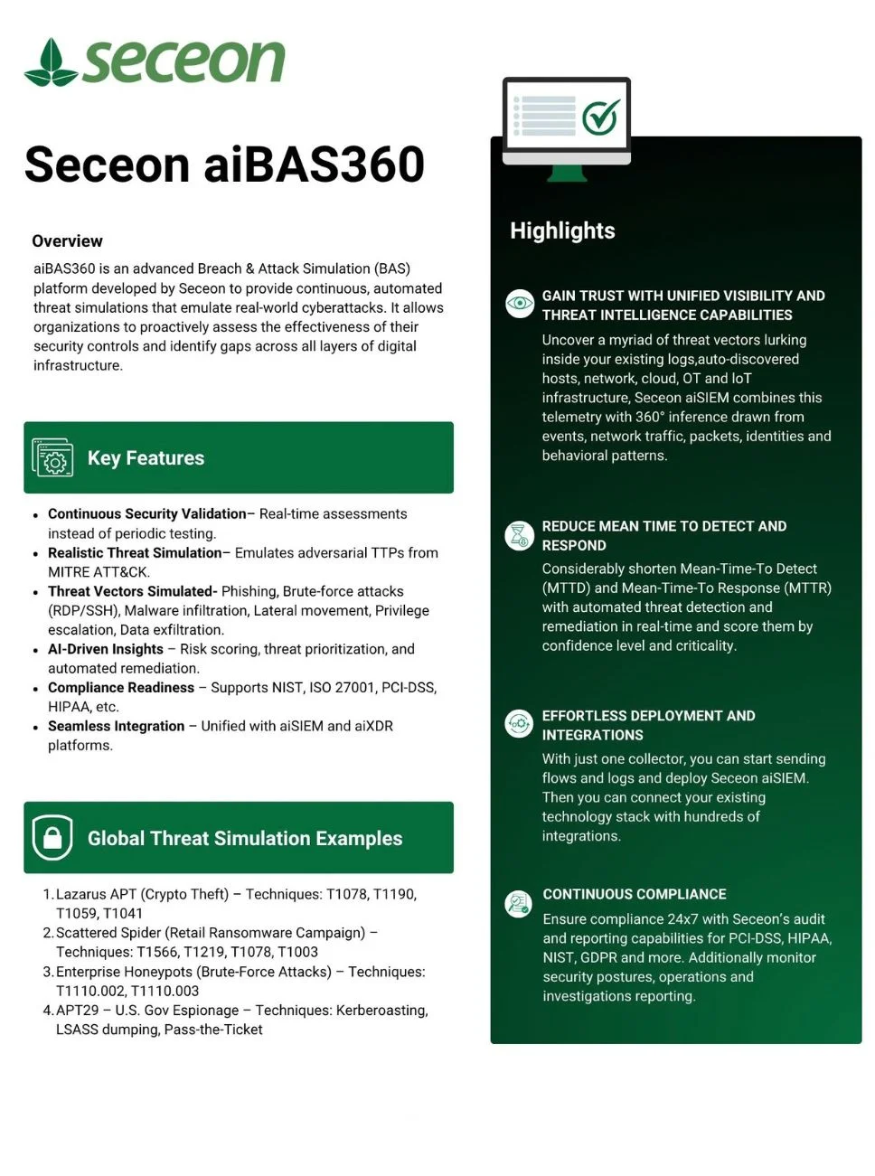 Seceon aiBAS360