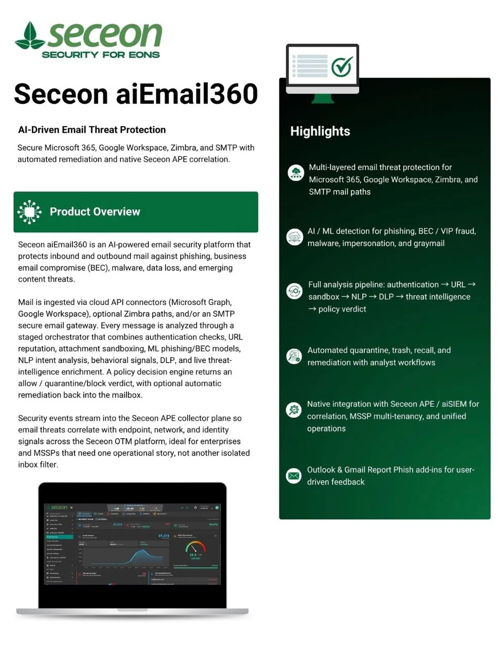 Seceon aiBAS360